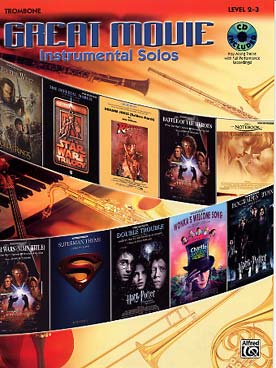 Illustration de GREAT MOVIE instrumental solos, 10 musiques de film : Star wars - Harry Potter - Superman...