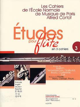 Illustration etudes pour flute vol. 3
