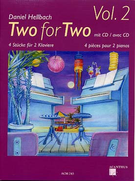 Illustration de Two for two : 4 pièces avec CD - Vol. 2