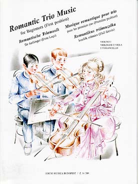 Illustration musique romantique pour trio 1ers pas