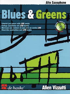 Illustration de Blues & greens : morceaux aux couleurs de jazz avec accompagnement combo sur CD