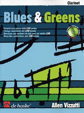 Illustration de Blues & greens : morceaux aux couleurs de jazz avec accompagnement combo sur CD