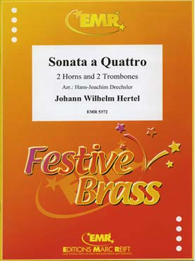 Illustration hertel sonata a quattro (2 trbnes/2 cors