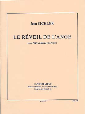 Illustration de Le Réveil de l'ange pour flûte et harpe (ou piano)