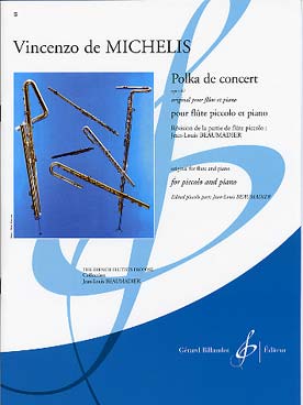 Illustration de Polka de concert op. 67 (original pour flûte et piano)