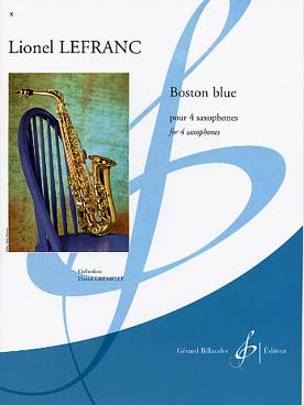 Illustration lefranc boston blue pour quatuor de sax