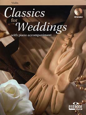 Illustration classics for weddings violon