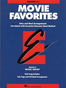 Illustration de MOVIE FAVORITES baryton, euphonium (BC)