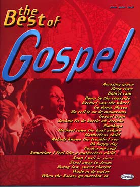 Illustration de The BEST OF GOSPEL : 21 Gospels célèbres (P/V/G)