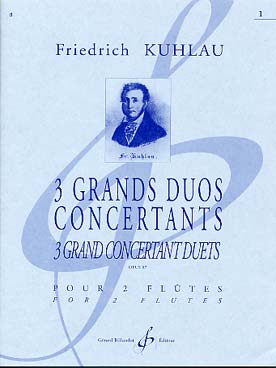 Illustration kuhlau grand duos concert. op. 87 n° 1