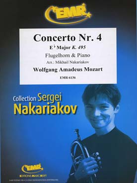 Illustration mozart concerto n°  4 k 495 (bugle/piano