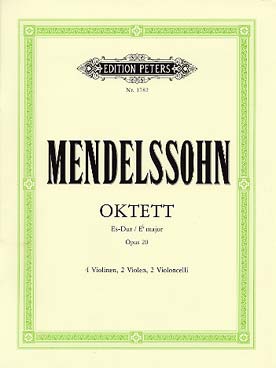 Illustration mendelssohn octuor op. 20 en mi b maj