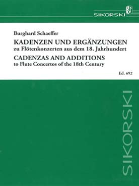 Illustration de CADENCES des concertos de Bach, Quantz, Telemann, Haydn... (Schaeffer)