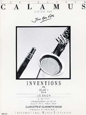 Illustration bach js inventions (tr. volta) vol. 2