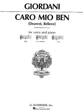 Illustration de Caro mio ben (voix haute)