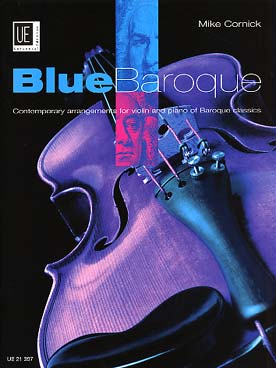 Illustration de BLUE BAROQUE : 8 arrangements modernes d'auteurs baroques, par Mike Cornick