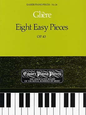 Illustration gliere easy pieces (8) op. 43