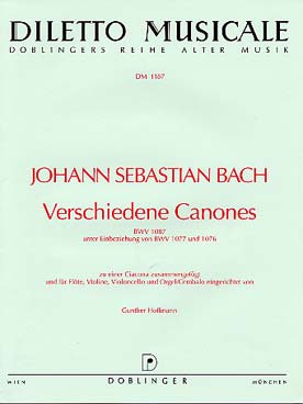 Illustration de 10 Canons BWV 1087 pour flûte, violon et basse continue