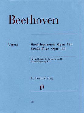 Illustration beethoven quatuor op. 130 - fugue op 133