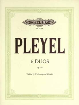 Illustration de 6 Duos op. 48 pour 2 violons ou violon et piano