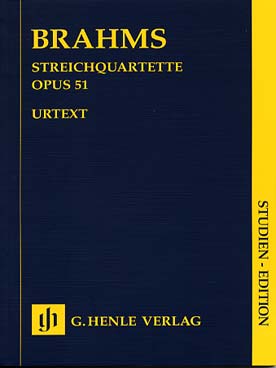 Illustration de Quatuors à cordes op. 51 N° 1 et 2
