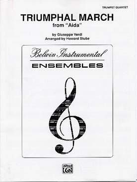 Illustration de Marche triomphale de Aïda pour quatuor de trompettes (tr. Stube)