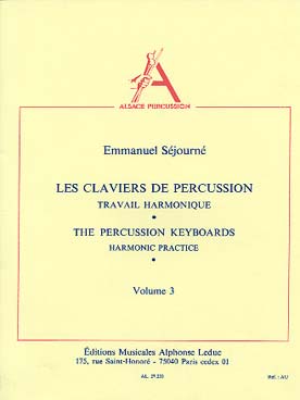 Illustration sejourne claviers de percussion vol. 3