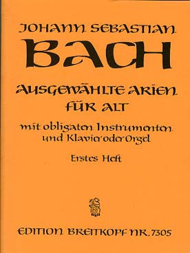 Illustration bach js ausgewahlte arien vol. 1 : alto