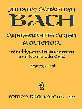 Illustration bach js ausgewahlte arien vol. 2 : tenor