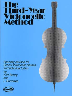 Illustration de The Third year violoncello method