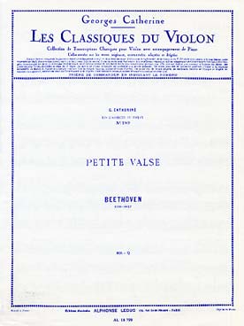 Illustration beethoven petite valse (class. 289)