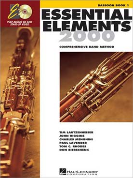 Illustration de ESSENTIAL ELEMENTS FOR BAND : a comprehensiv band method with EEi - Vol. 1 : basson