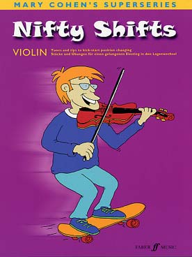 Illustration cohen nifty shifts violon seul