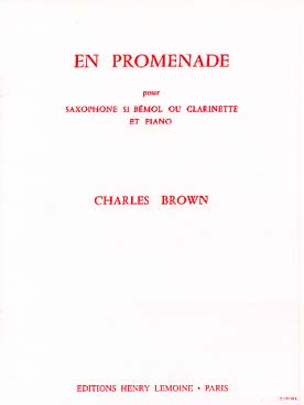 Illustration de En promenade, pour saxophone si b (ou clarinette) et piano