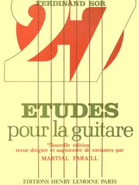 Illustration de 27 Études (rév. Faraill)