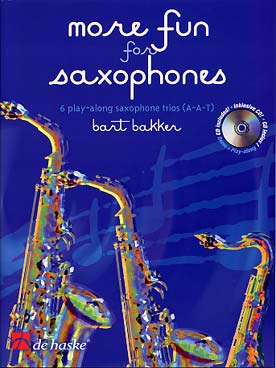 Illustration bakker more fun for saxophones avec cd