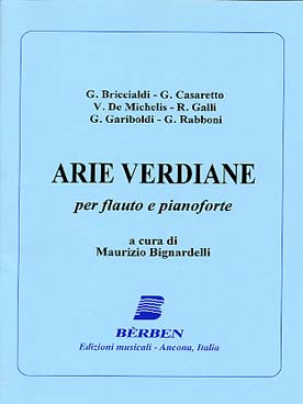 Illustration de ARIE VERDIANE : pièces d'auteurs divers (Briccialdi, Casaretto, Gariboldi...) sur des thèmes de Verdi
