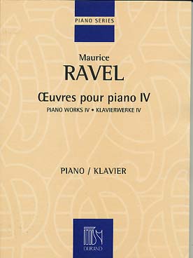 Illustration ravel oeuvres pour piano vol. 4