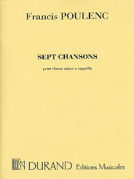 Illustration de 7 Chansons pour chœur à 4 voix mixtes a cappella - Recueil des 7 chansons