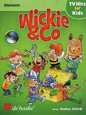 Illustration de WICKIE & CO avec CD (tr. Schenk)