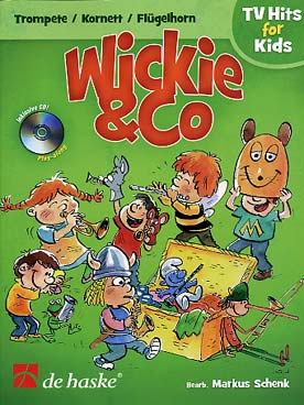 Illustration de WICKIE & CO avec CD (tr. Schenk)