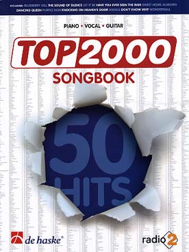 Illustration de TOP 2000 (P/V/G) : 50 chansons de Oasis, Beatles, U2, ABBA, Sting, Chicago...