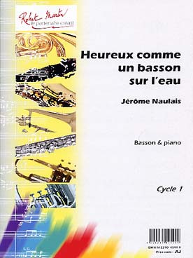 Illustration naulais heureux comme basson sur l'eau