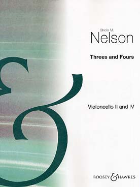 Illustration de Threes and fours pour 3 et 4 violoncelles violoncelle 2 et 4