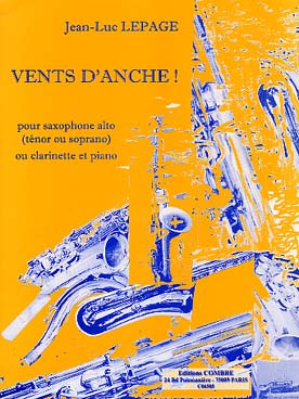 Illustration de Vents d'anche pour saxophone alto ou ténor ou soprano ou clarinette et piano