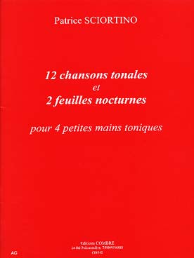 Illustration de 12 Chansons tonales et 2 feuilles nocturnes pour 4 petites mains toniques