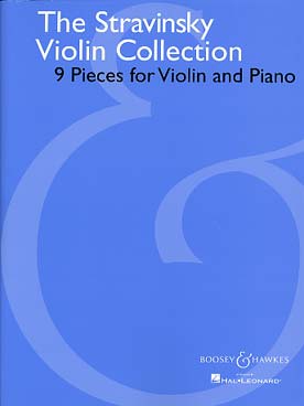 Illustration stravinsky violin collection : 9 pieces