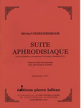 Illustration de Suite aphrodisiaque pour percussions et piano