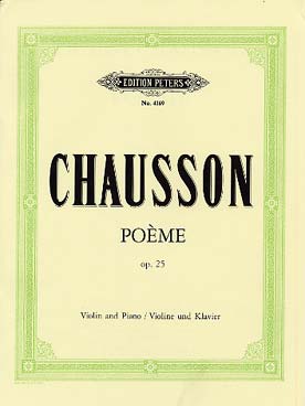 Illustration chausson poeme op. 25