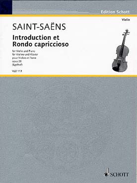 Illustration saint-saens introduction et rondo capr.